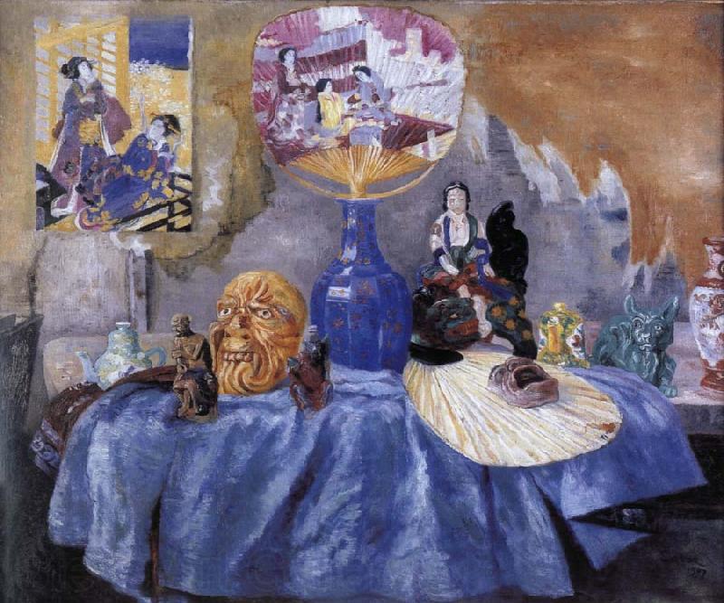 James Ensor Chinoiseries France oil painting art
